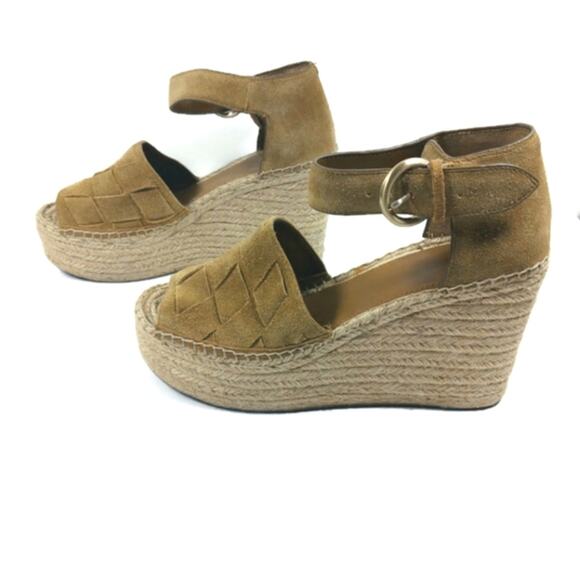 SS1601 GUC Marc Fisher Espadrille Platform Sandals size 11M - Picture 6 of 10